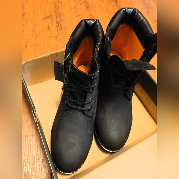 Timberland Boots Black Nubuck size 13 - Picture 6 of 8
